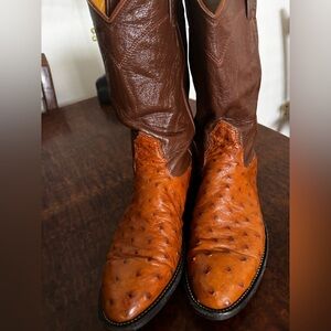Nocona hand made women’s ostrich boot